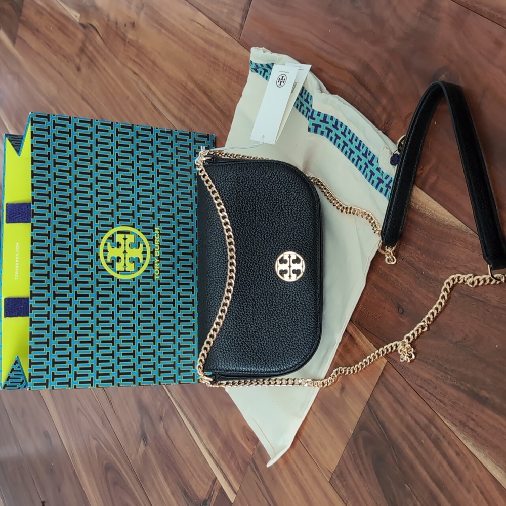 Tory Burch Chelsea Pebbled Leather Crossbody Bag + Dust Bag + Gift Bag Nwt ❤️